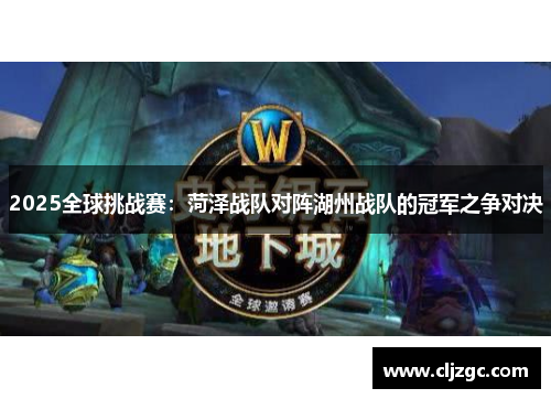2025全球挑战赛：菏泽战队对阵湖州战队的冠军之争对决
