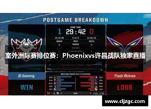 室外洲际赛排位赛：Phoenixvs许昌战队独家直播